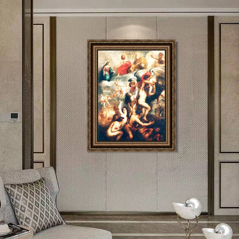 INVIN ART Framed Canvas Art Giclee Print Series#041 by Peter Paul Rubens Wall Art Living Room Home Office Decorations