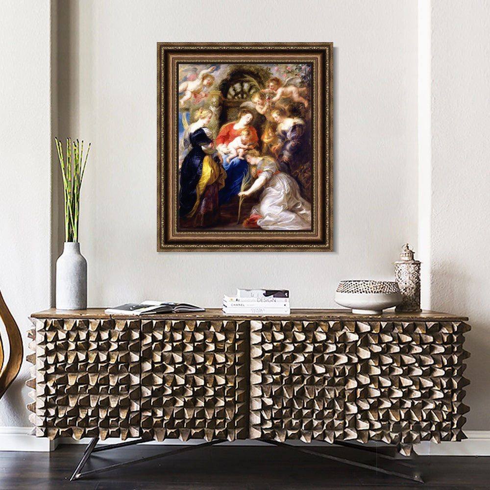 INVIN ART Framed Canvas Art Giclee Print Series#042 by Peter Paul Rubens Wall Art