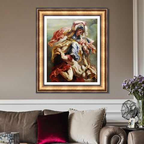 INVIN ART Framed Canvas Art Giclee Print Series#045 by Peter Paul Rubens Wall Art Living Room Home Office Decorations