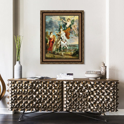 INVIN ART Framed Canvas Art Giclee Print Series#046 by Peter Paul Rubens Wall Art Living Room Home Office Decorations