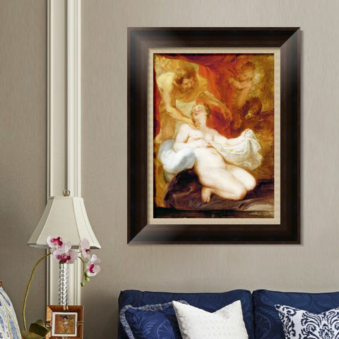 INVIN ART Framed Canvas Art Giclee Print Series#047 by Peter Paul Rubens Wall Art Living Room Home Office Decorations
