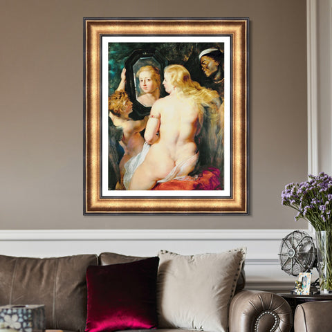 INVIN ART Framed Canvas Art Giclee Print Series#048 by Peter Paul Rubens Wall Art Living Room Home Office Decorations