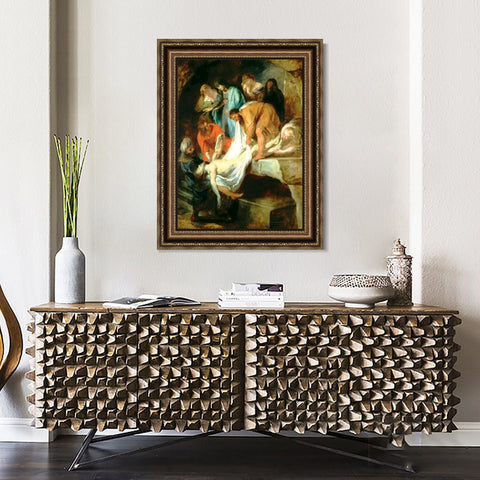 INVIN ART Framed Canvas Art Giclee Print Series#051 by Peter Paul Rubens Wall Art Living Room Home Office Decorations