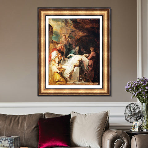 INVIN ART Framed Canvas Art Giclee Print Series#052 by Peter Paul Rubens Wall Art Living Room Home Office Decorations