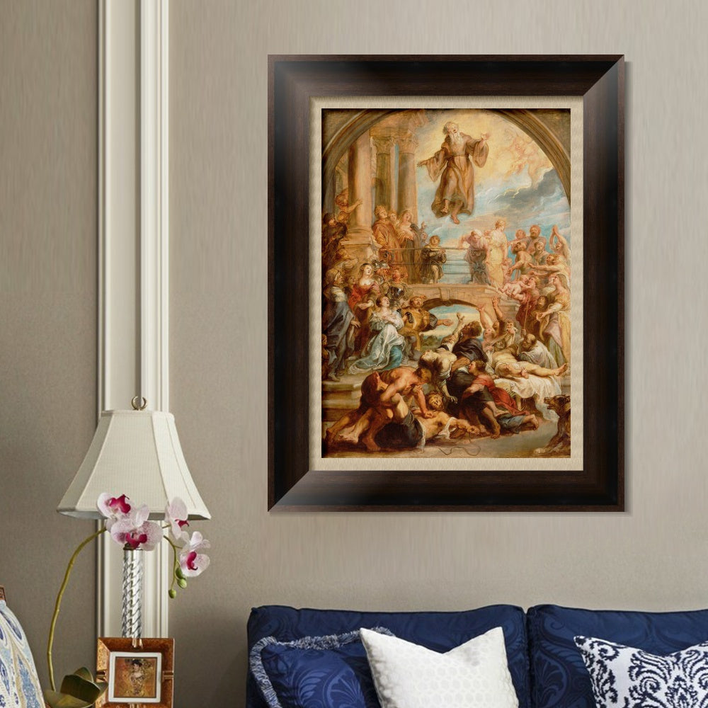 INVIN ART Framed Canvas Art Giclee Print Series#054 by Peter Paul Rubens Wall Art