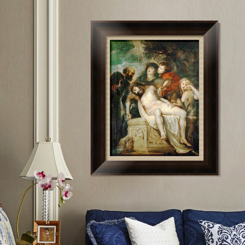INVIN ART Framed Canvas Art Giclee Print Series#055 by Peter Paul Rubens Wall Art Living Room Home Office Decorations