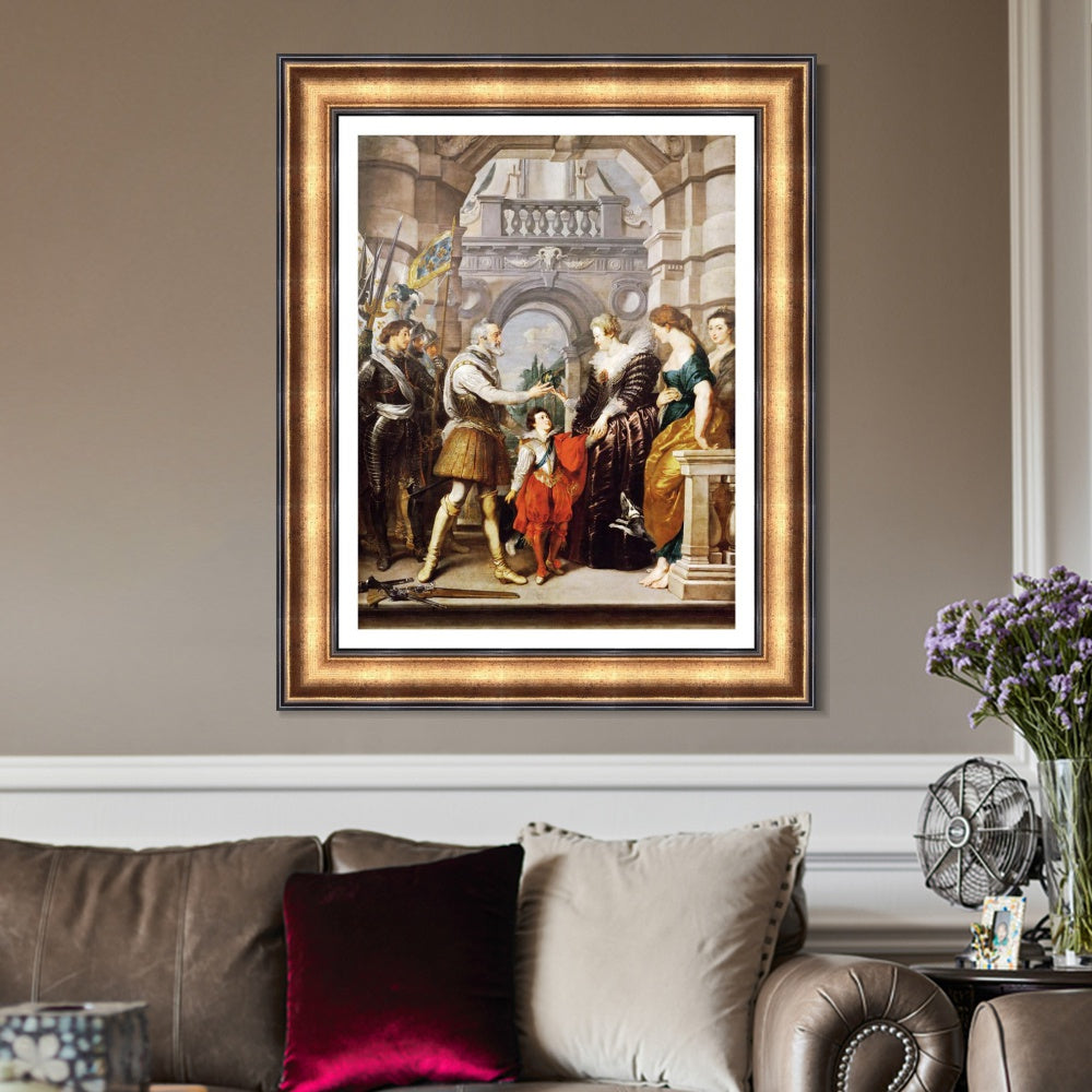 INVIN ART Framed Canvas Art Giclee Print Series#056 by Peter Paul Rubens Wall Art