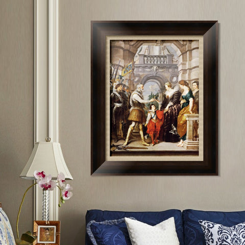 INVIN ART Framed Canvas Art Giclee Print Series#056 by Peter Paul Rubens Wall Art Living Room Home Office Decorations