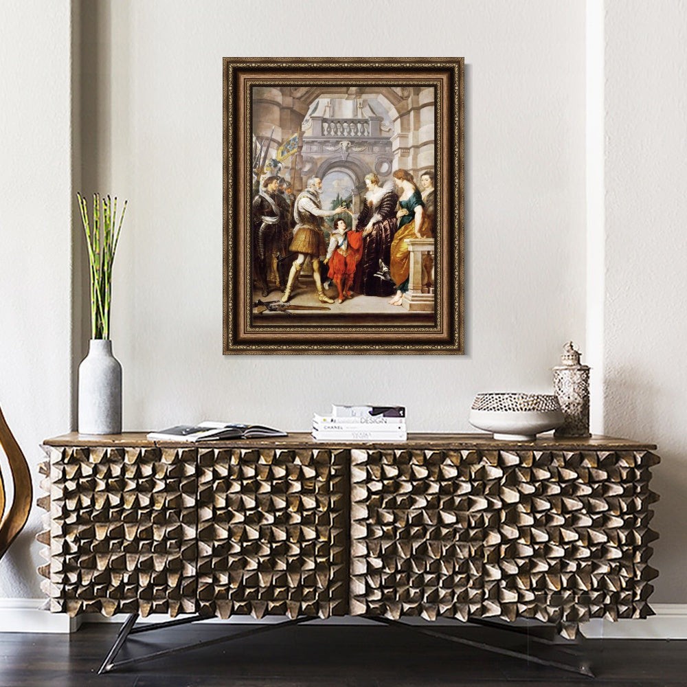 INVIN ART Framed Canvas Art Giclee Print Series#056 by Peter Paul Rubens Wall Art