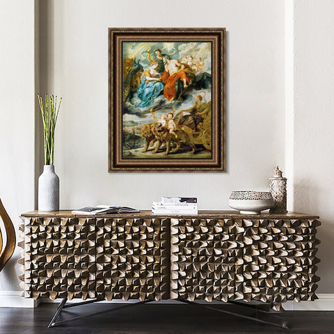 INVIN ART Framed Canvas Art Giclee Print Series#057 by Peter Paul Rubens Wall Art Living Room Home Office Decorations