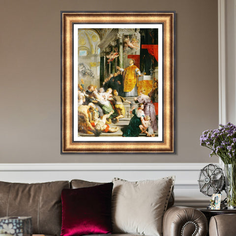 INVIN ART Framed Canvas Art Giclee Print Series#058 by Peter Paul Rubens Wall Art Living Room Home Office Decorations