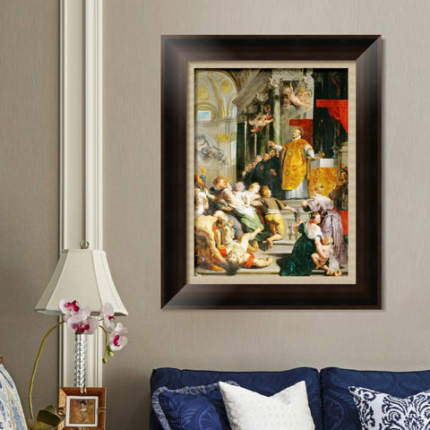 INVIN ART Framed Canvas Art Giclee Print Series#058 by Peter Paul Rubens Wall Art Living Room Home Office Decorations