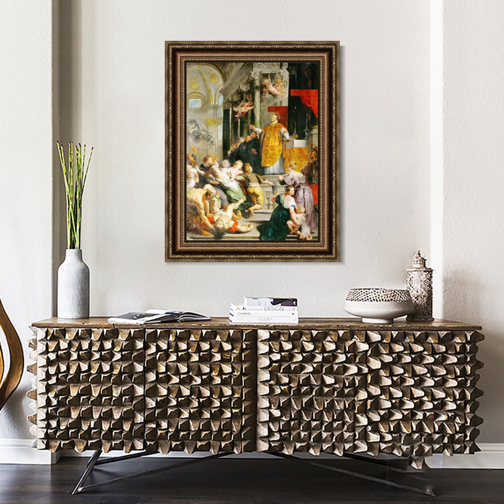 INVIN ART Framed Canvas Art Giclee Print Series#058 by Peter Paul Rubens Wall Art