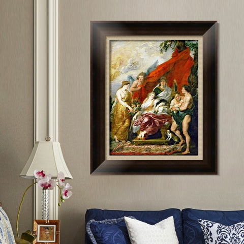 INVIN ART Framed Canvas Art Giclee Print Series#059 by Peter Paul Rubens Wall Art Living Room Home Office Decorations