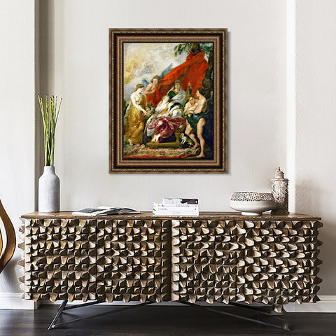 INVIN ART Framed Canvas Art Giclee Print Series#059 by Peter Paul Rubens Wall Art Living Room Home Office Decorations