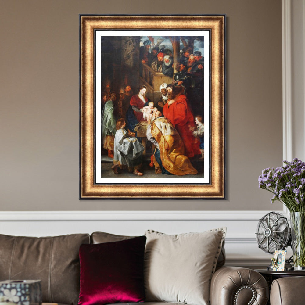INVIN ART Framed Canvas Art Giclee Print Series#060 by Peter Paul Rubens Wall Art Living Room Home Office Decorations