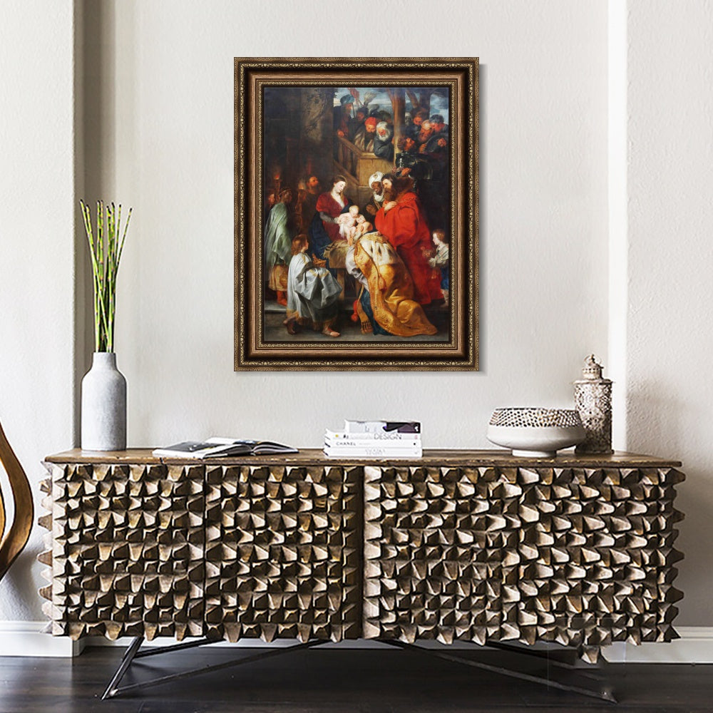 INVIN ART Framed Canvas Art Giclee Print Series#060 by Peter Paul Rubens Wall Art Living Room Home Office Decorations