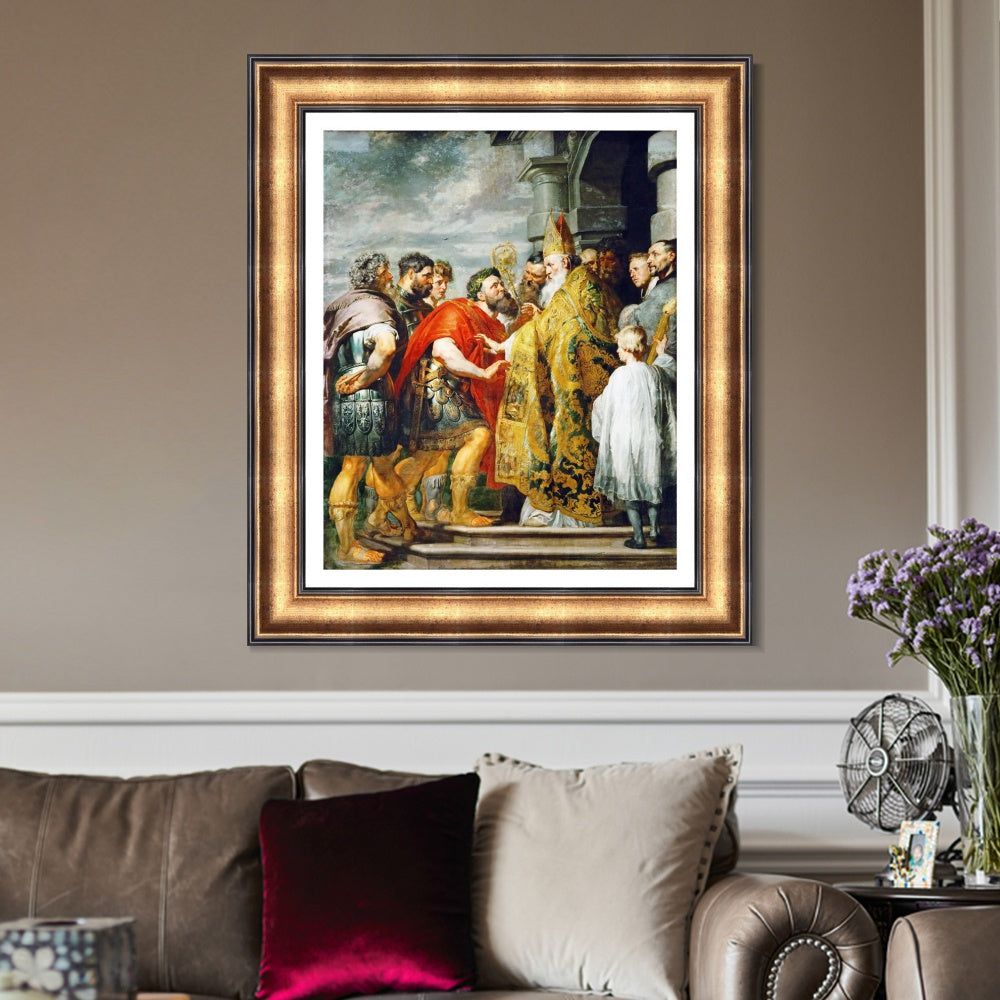 INVIN ART Framed Canvas Art Giclee Print Series#062 by Peter Paul Rubens Wall Art