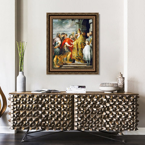INVIN ART Framed Canvas Art Giclee Print Series#062 by Peter Paul Rubens Wall Art Living Room Home Office Decorations