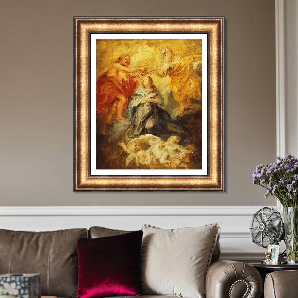 INVIN ART Framed Canvas Art Giclee Print Series#064 by Peter Paul Rubens Wall Art
