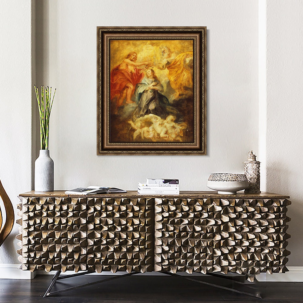 INVIN ART Framed Canvas Art Giclee Print Series#064 by Peter Paul Rubens Wall Art