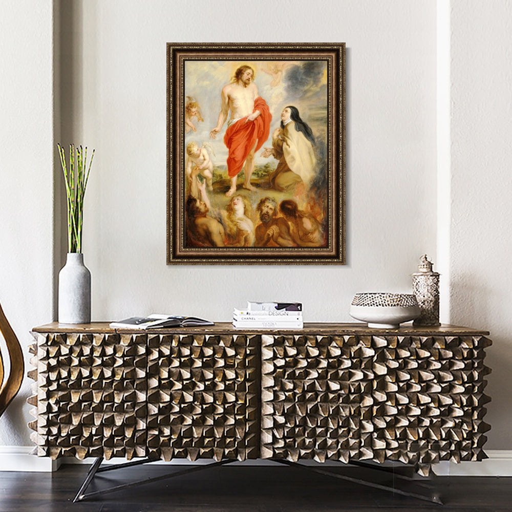 INVIN ART Framed Canvas Art Giclee Print Series#066 by Peter Paul Rubens Wall Art
