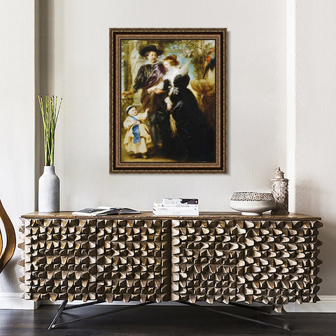 INVIN ART Framed Canvas Art Giclee Print Series#068 by Peter Paul Rubens Wall Art Living Room Home Office Decorations