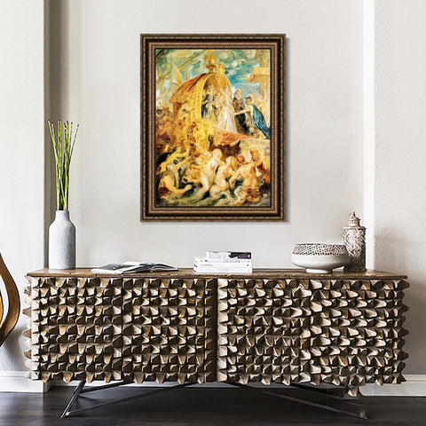 INVIN ART Framed Canvas Art Giclee Print Series#069 by Peter Paul Rubens Wall Art Living Room Home Office Decorations