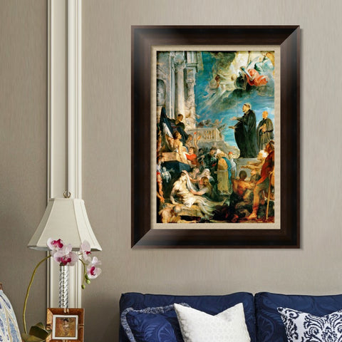 INVIN ART Framed Canvas Art Giclee Print Series#071 by Peter Paul Rubens Wall Art Living Room Home Office Decorations