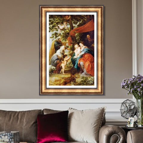 INVIN ART Framed Canvas Art Giclee Print Series#072 by Peter Paul Rubens Wall Art Living Room Home Office Decorations