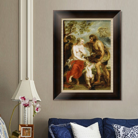 INVIN ART Framed Canvas Art Giclee Print Series#073 by Peter Paul Rubens Wall Art Living Room Home Office Decorations