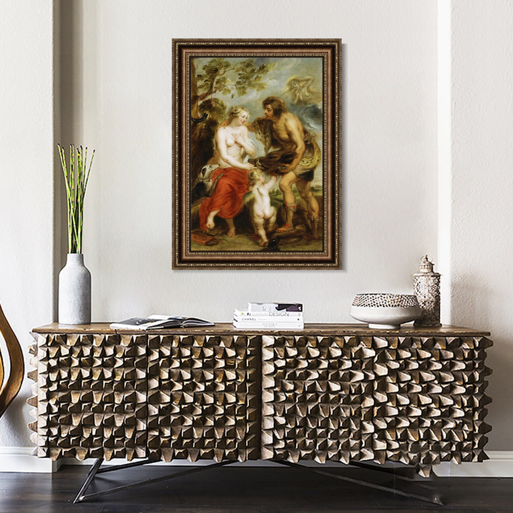 INVIN ART Framed Canvas Art Giclee Print Series#073 by Peter Paul Rubens Wall Art