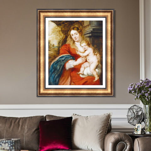 INVIN ART Framed Canvas Art Giclee Print Series#076 by Peter Paul Rubens Wall Art Living Room Home Office Decorations