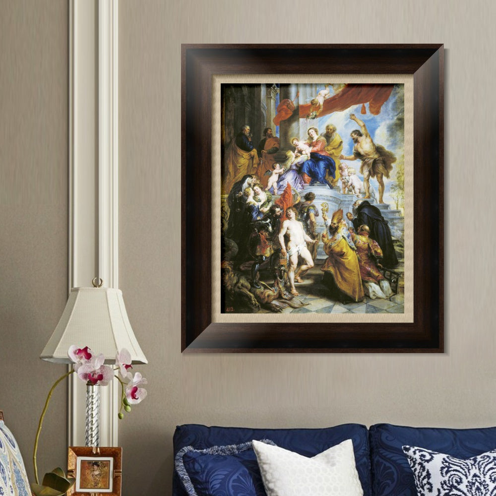 INVIN ART Framed Canvas Art Giclee Print Series#077 by Peter Paul Rubens Wall Art