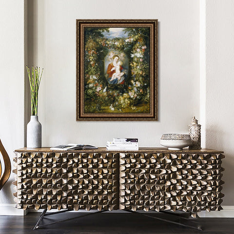 INVIN ART Framed Canvas Art Giclee Print Series#078 by Peter Paul Rubens Wall Art Living Room Home Office Decorations