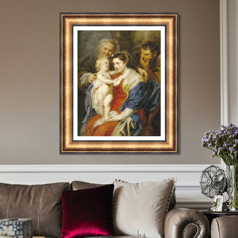 INVIN ART Framed Canvas Art Giclee Print Series#080 by Peter Paul Rubens Wall Art Living Room Home Office Decorations