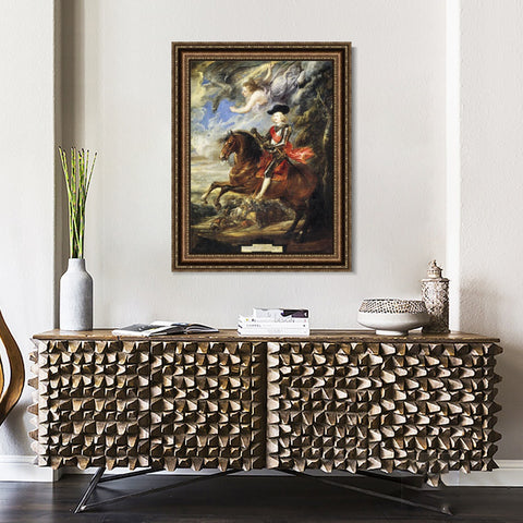 INVIN ART Framed Canvas Art Giclee Print Series#081 by Peter Paul Rubens Wall Art Living Room Home Office Decorations
