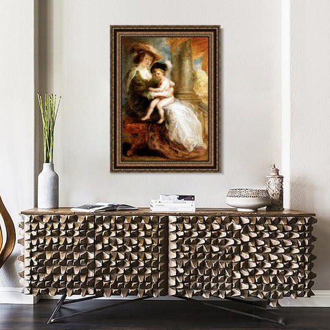 INVIN ART Framed Canvas Art Giclee Print Series#082 by Peter Paul Rubens Wall Art Living Room Home Office Decorations