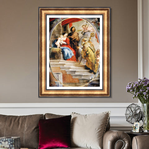 INVIN ART Framed Canvas Art Giclee Print Series#087 by Peter Paul Rubens Wall Art Living Room Home Office Decorations