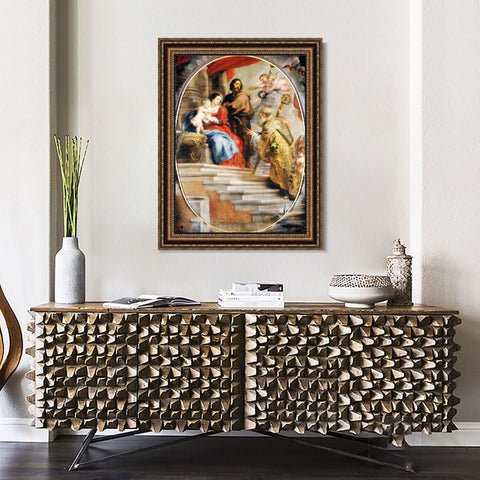 INVIN ART Framed Canvas Art Giclee Print Series#087 by Peter Paul Rubens Wall Art Living Room Home Office Decorations