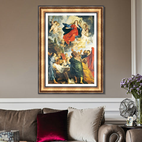 INVIN ART Framed Canvas Art Giclee Print Series#088 by Peter Paul Rubens Wall Art Living Room Home Office Decorations