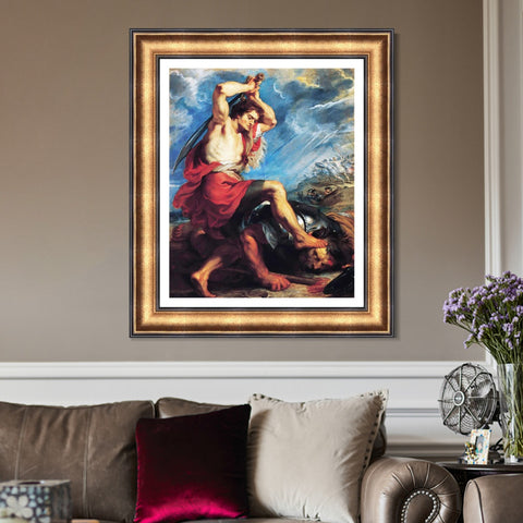 INVIN ART Framed Canvas Art Giclee Print Series#089 by Peter Paul Rubens Wall Art Living Room Home Office Decorations