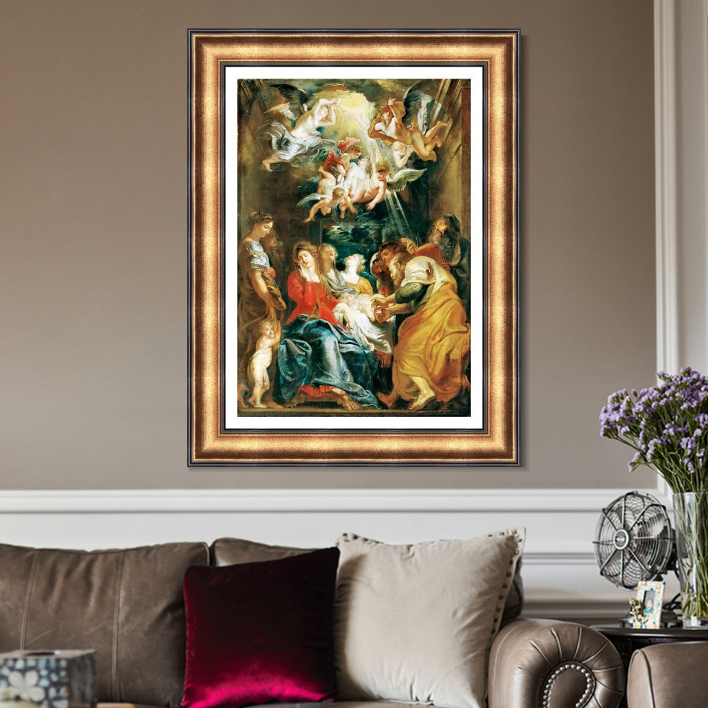 INVIN ART Framed Canvas Art Giclee Print Series#090 by Peter Paul Rubens Wall Art