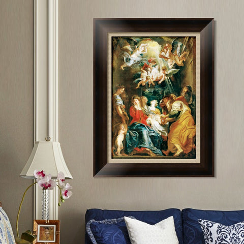 INVIN ART Framed Canvas Art Giclee Print Series#090 by Peter Paul Rubens Wall Art Living Room Home Office Decorations