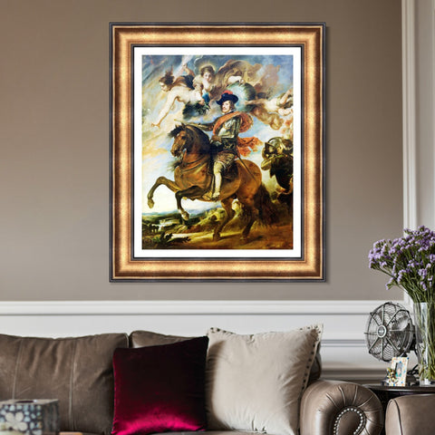 INVIN ART Framed Canvas Art Giclee Print Series#091 by Peter Paul Rubens Wall Art Living Room Home Office Decorations