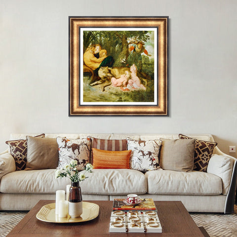 INVIN ART Framed Canvas Art Giclee Print Series#093 by Peter Paul Rubens Wall Art Living Room Home Office Decorations