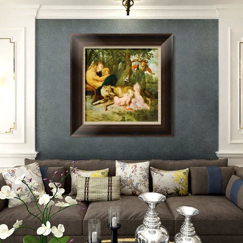 INVIN ART Framed Canvas Art Giclee Print Series#093 by Peter Paul Rubens Wall Art Living Room Home Office Decorations