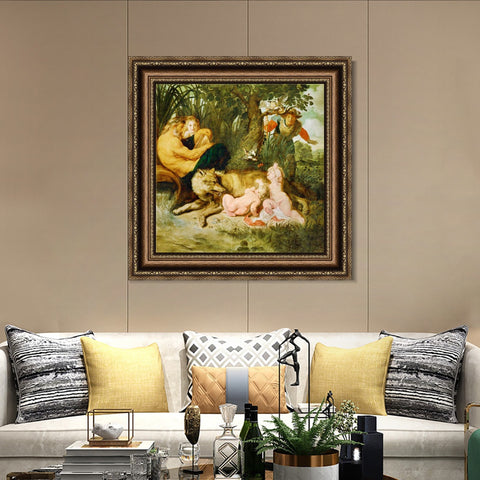 INVIN ART Framed Canvas Art Giclee Print Series#093 by Peter Paul Rubens Wall Art Living Room Home Office Decorations