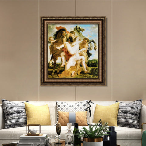 INVIN ART Framed Canvas Art Giclee Print Series#094 by Peter Paul Rubens Wall Art Living Room Home Office Decorations