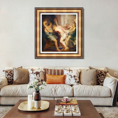 INVIN ART Framed Canvas Art Giclee Print Series#096 by Peter Paul Rubens Wall Art Living Room Home Office Decorations